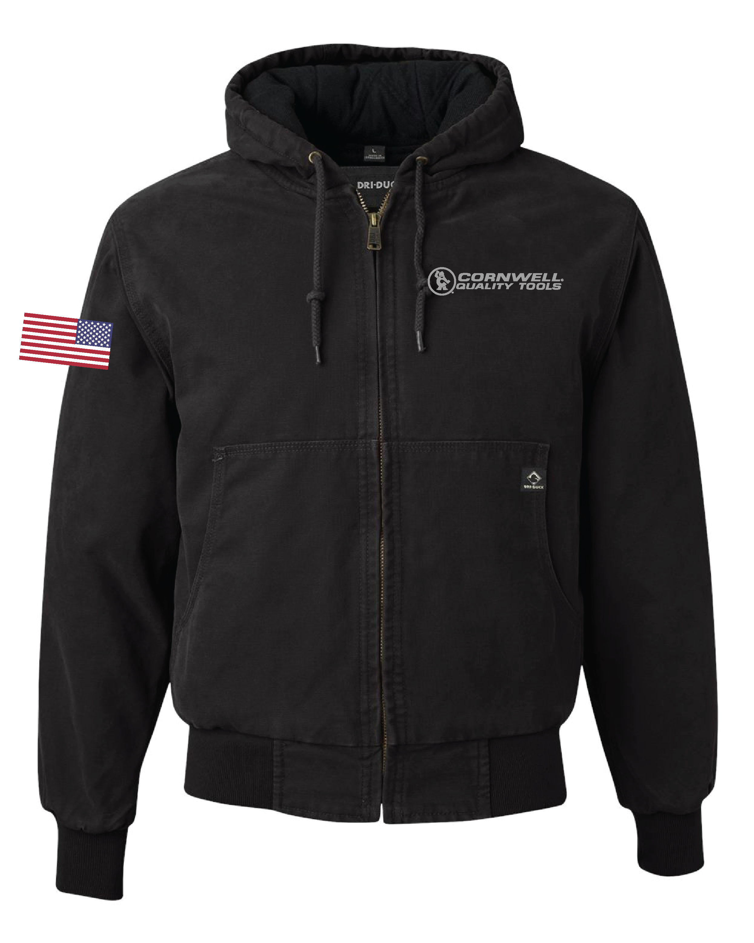 Dri Duck Boulder Cloth Hooded Jacket
