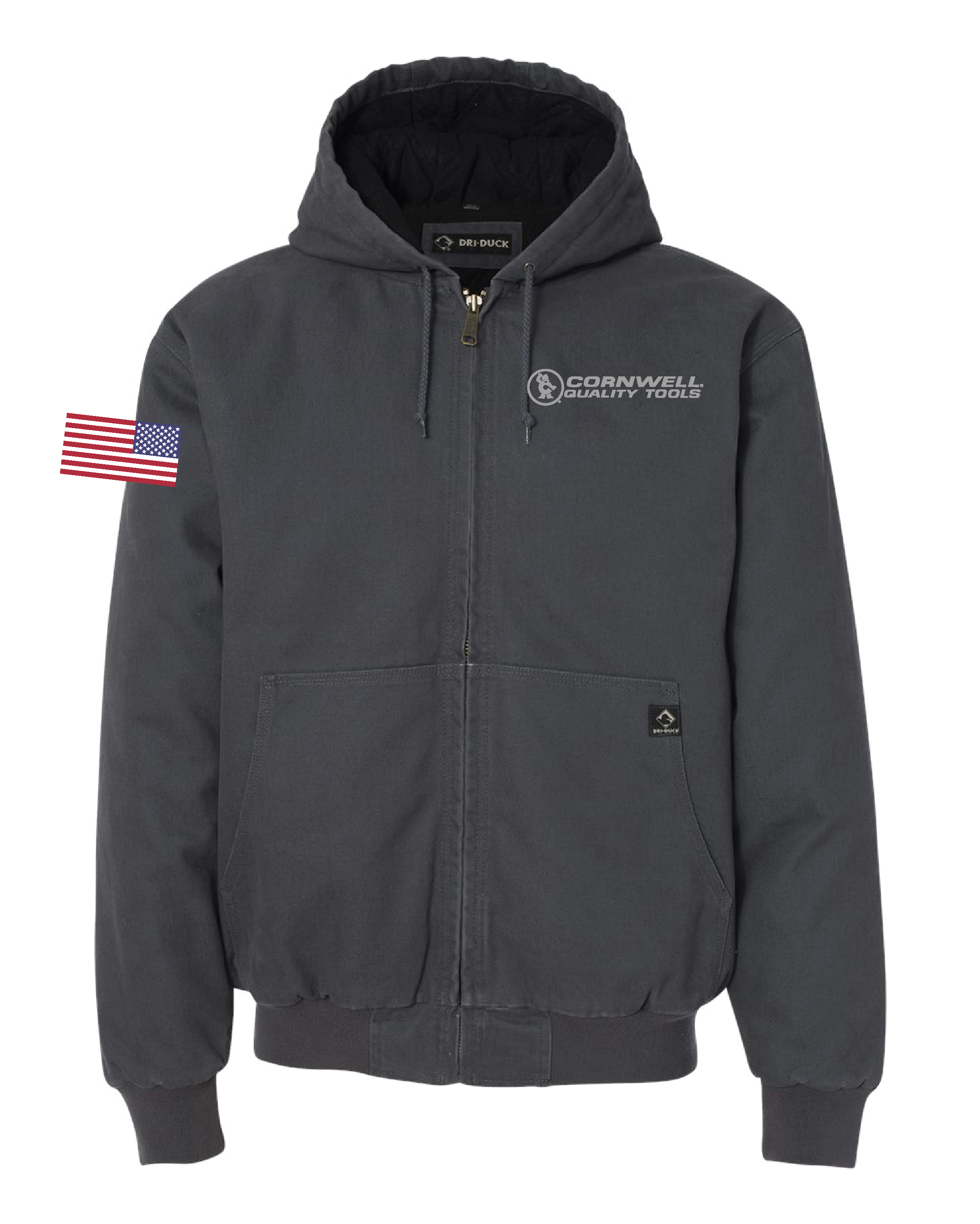 Dri Duck Boulder Cloth Hooded Jacket