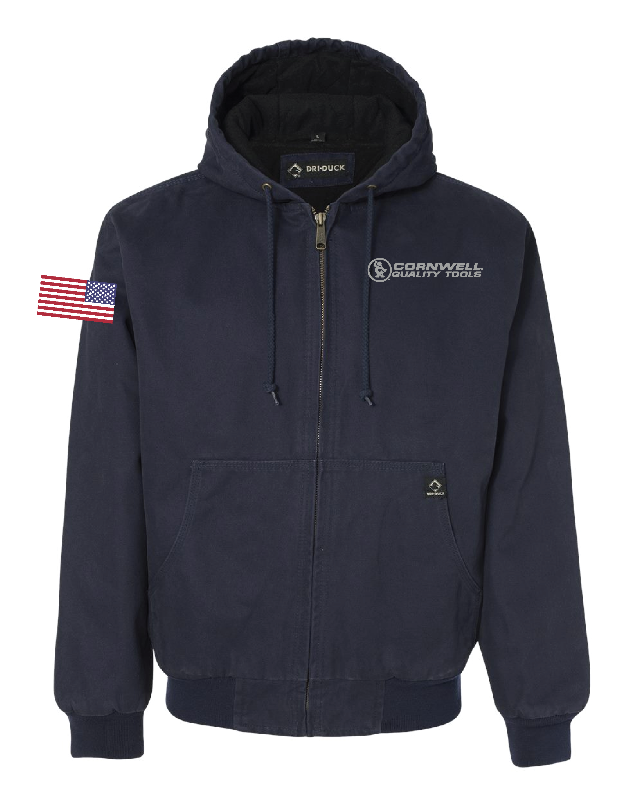 Dri Duck Boulder Cloth Hooded Jacket