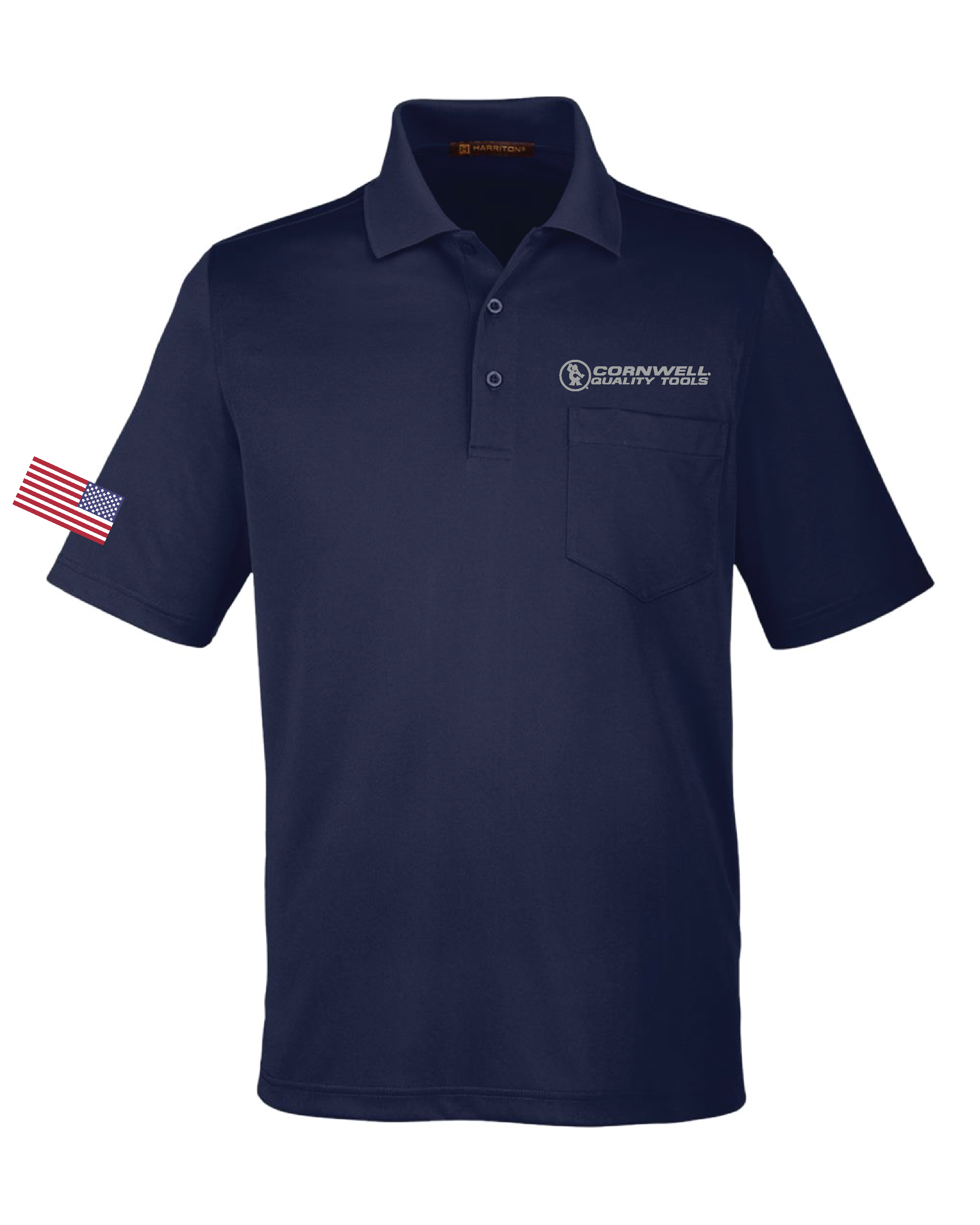 Harriton Snag Protection Pocket Polo